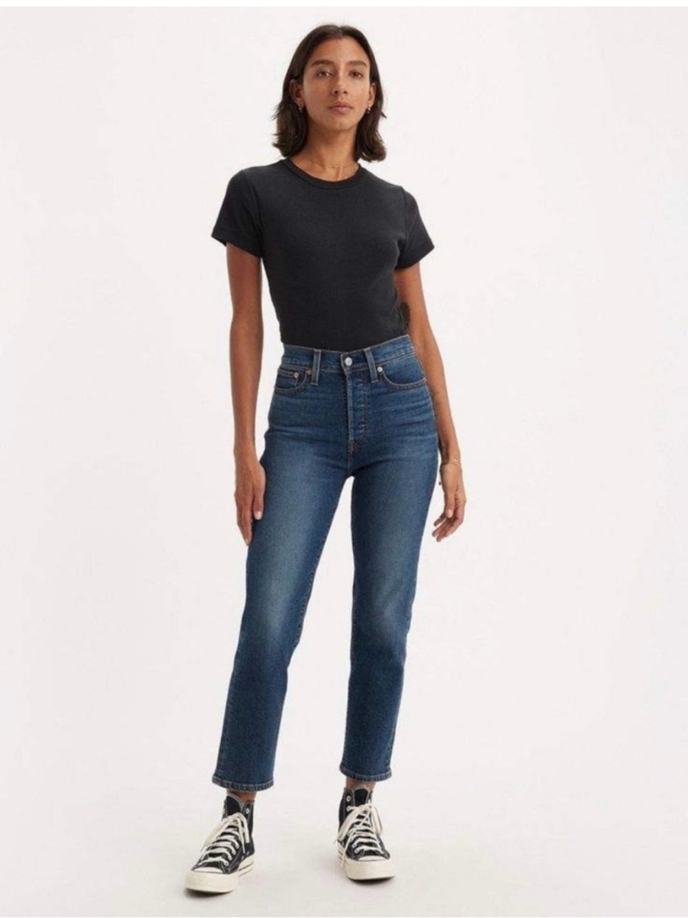 Levi's Women's Straight Leg Jeans - Dark Blue Wash
